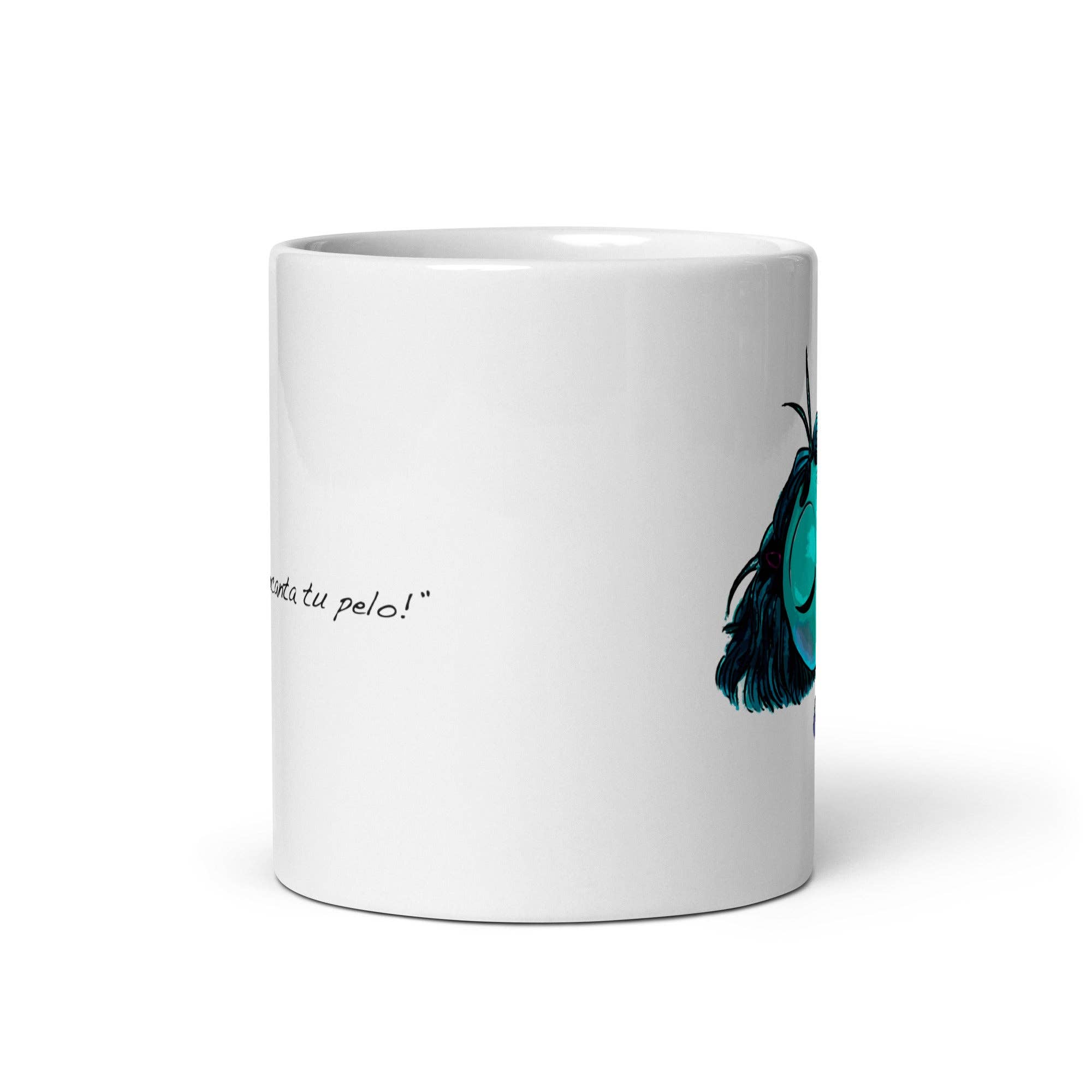 El loco del Pelo Rizo - Wholesale Coffee Mug - Envidia mug2