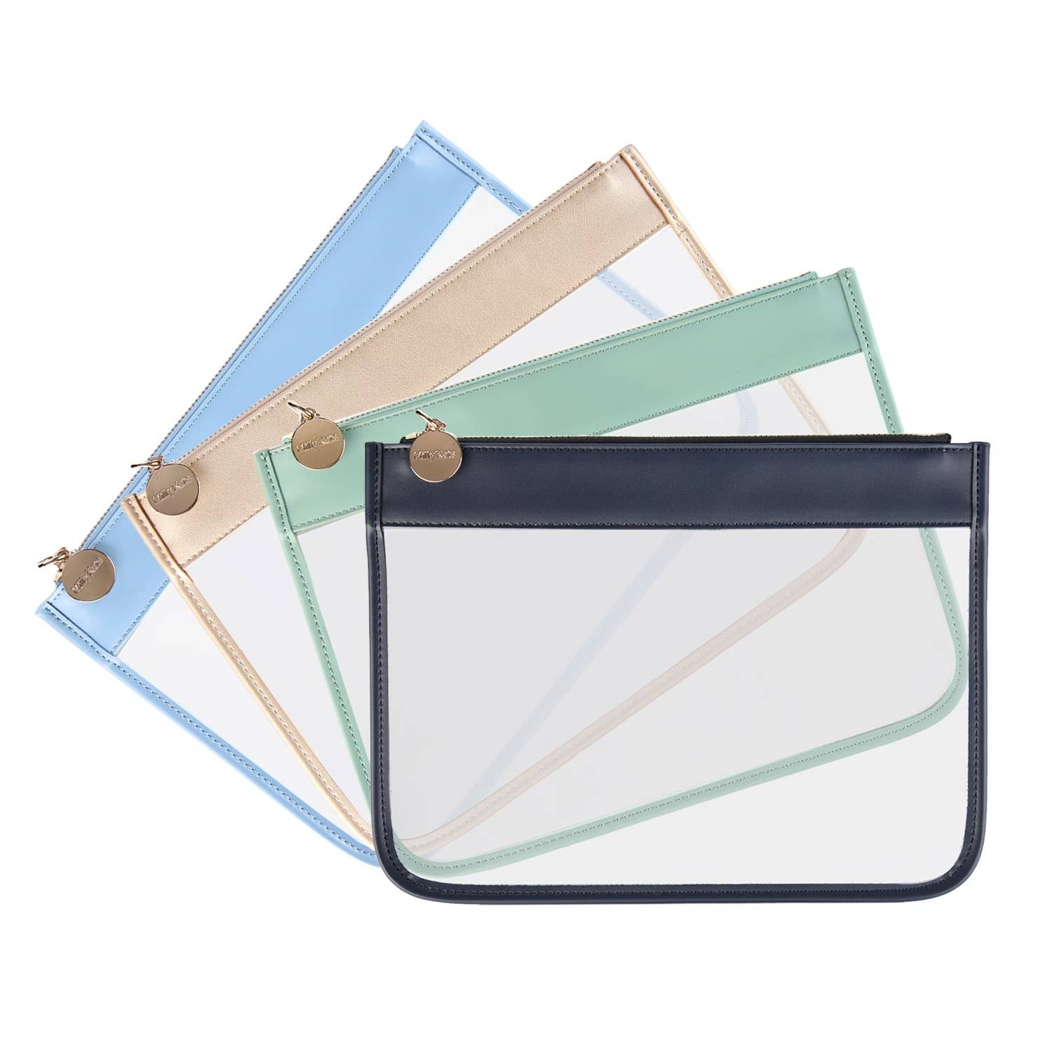 Milly Kate - Wholesale Pouch - Women's - Clear Pouch - Navy1