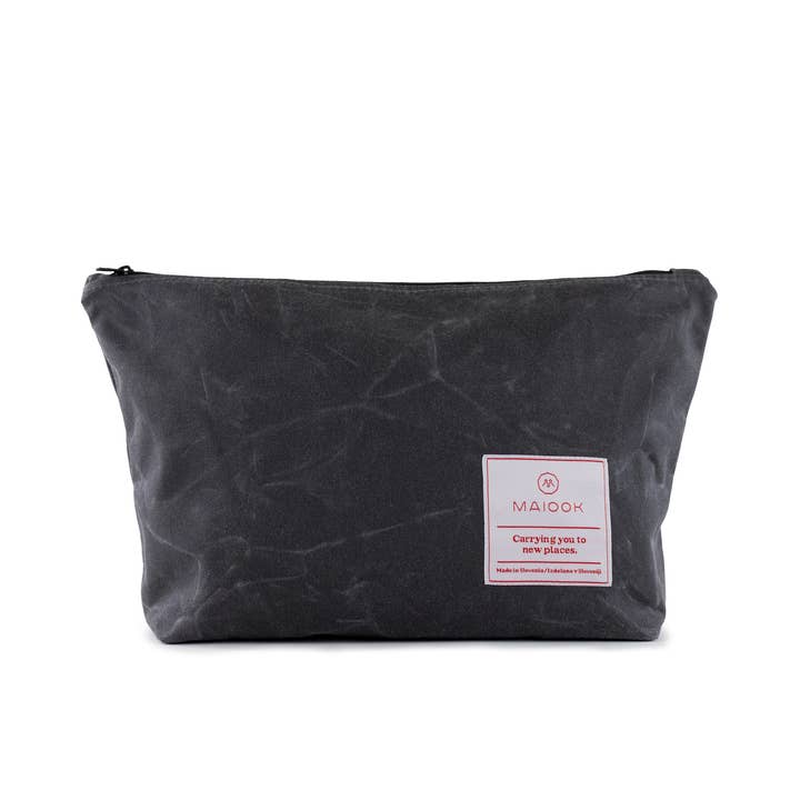 Extra großes Dopp-Set für Herren aus gewachster Leinwand, Rasierwaschbeutel für den Großhandel von Maiook