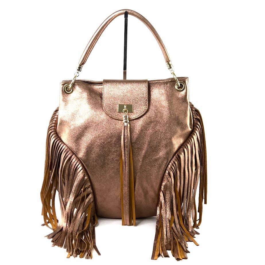 MILANO AMOUR - Wholesale Tote Bag - Women's - DOROTHEA LAMINATO FRANGE TOTE BAG12