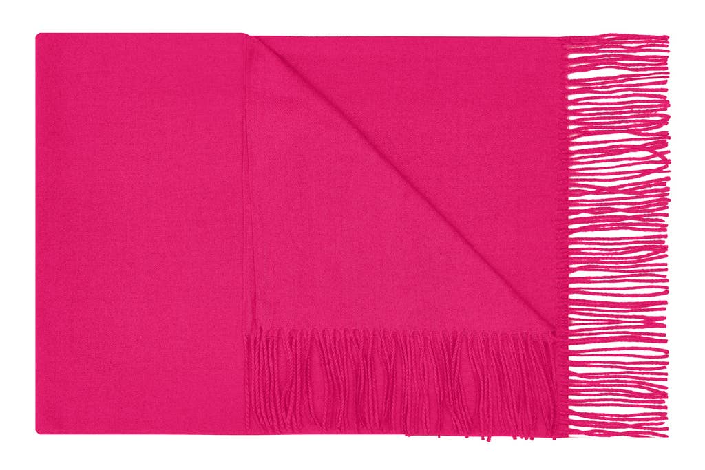 Aavion - Wholesale Scarf - Women's - Super Soft Plain Tassel Scarf Classic Wrap 200 cm x 65 cm4