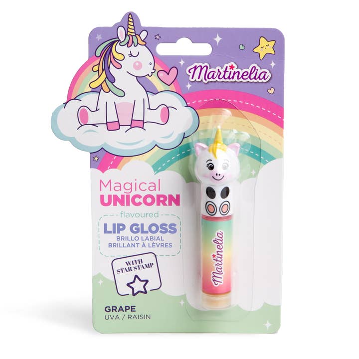 Toysmith - Wholesale Lip Gloss - Kids - Martinelia Magical Unicorn Tattoo Lip Gloss