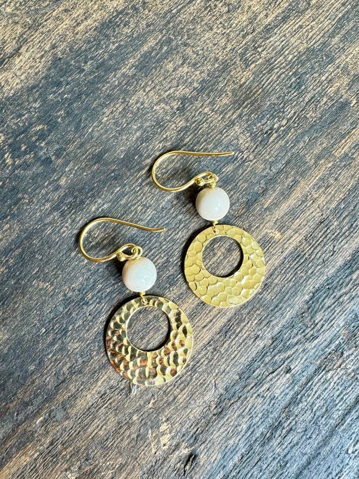 18kt Gold Vermeil Lunar Earrings for wholesale by Ivory Jacks