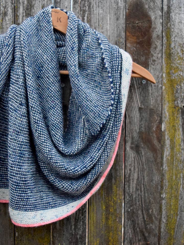 Splash Shawl Knitting Paper Pattern for wholesale by All Knit Up Designs