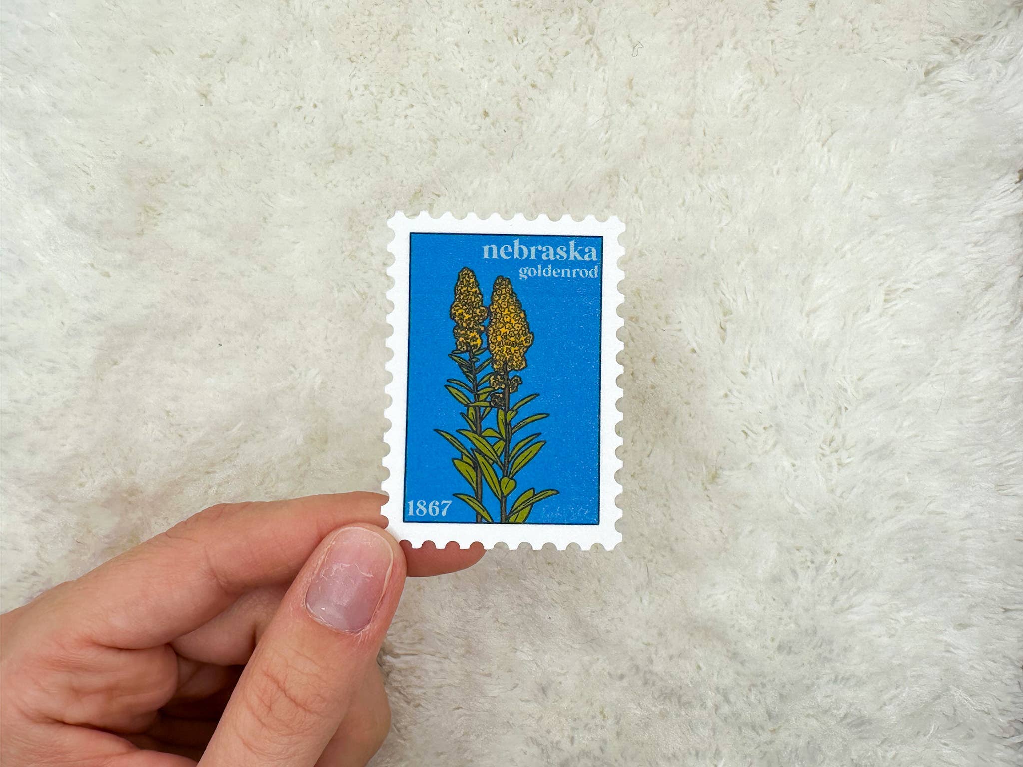 Slik Art and Design - Wholesale Sticker - Nebraska Stamp Sticker0