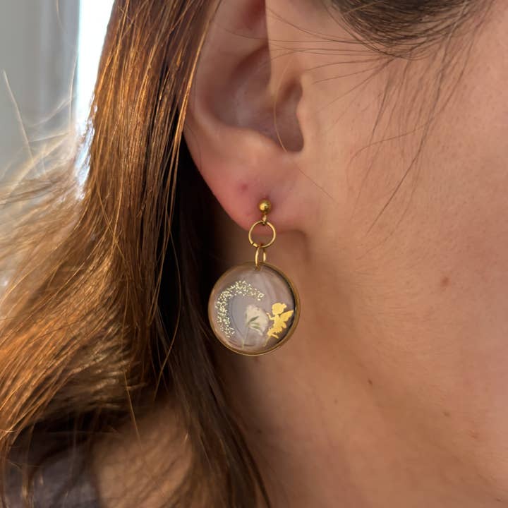 Madame Cousette - Wholesale Dangle Earrings - "Gypsophila Fairy" earrings3