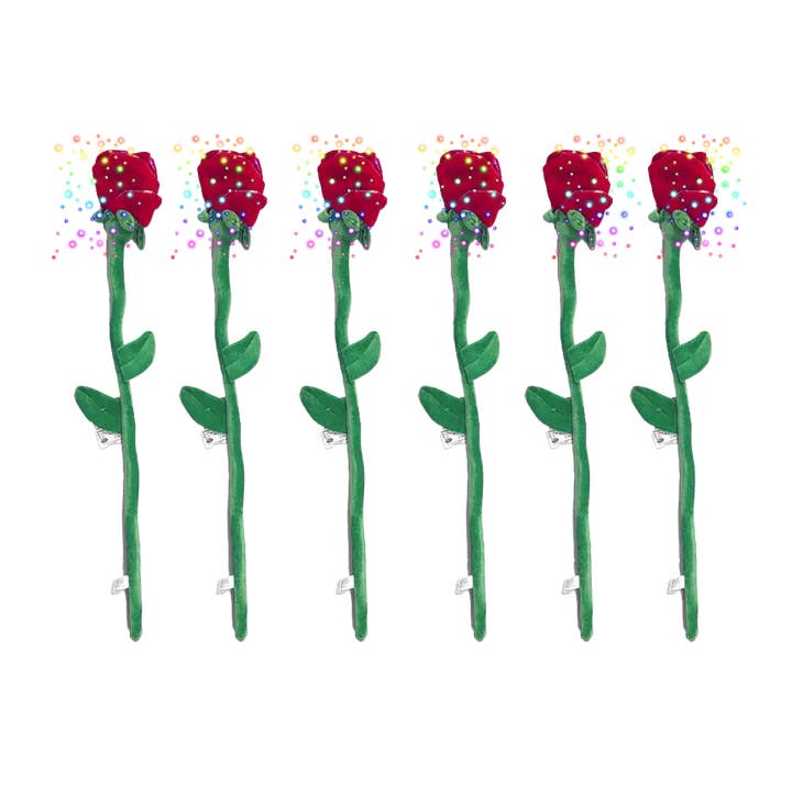 Valentine's Day Plush Jumbo Rose Lights & Sound Assortment for wholesale by Novelty Closeout