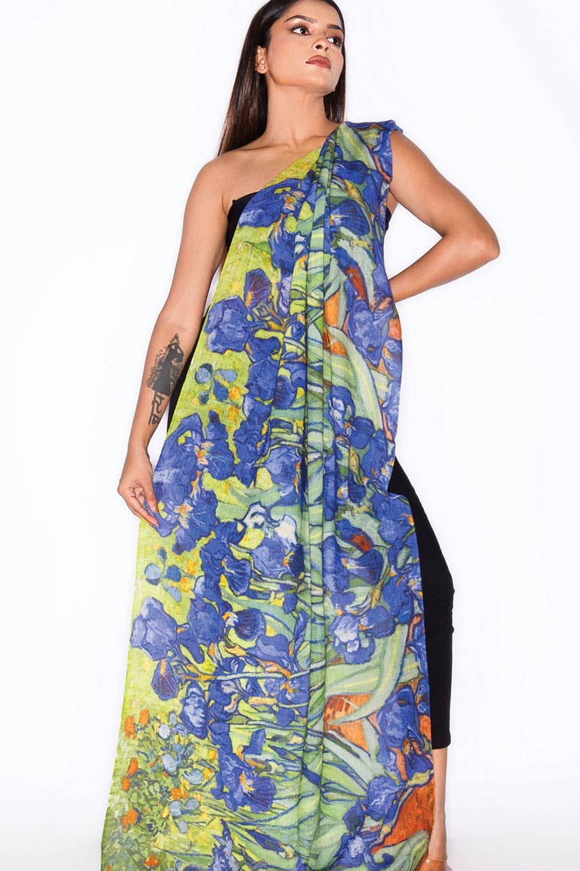 Sevya Handmade - Vente Châle – femme - Écharpes en laine fine Reena15