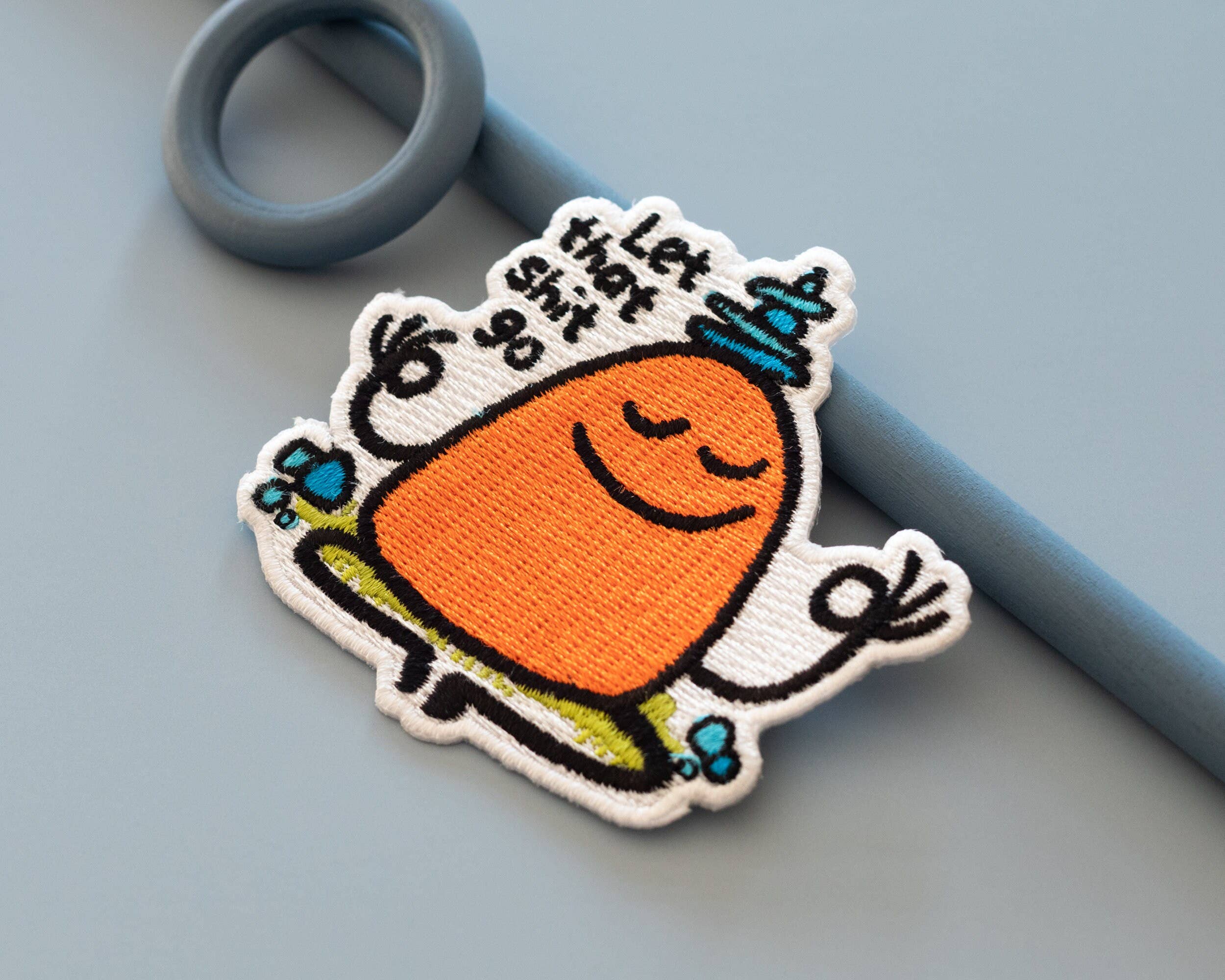 RippleSplash Studio - Wholesale Patch - Let That Shit Go Iron-On Patch2