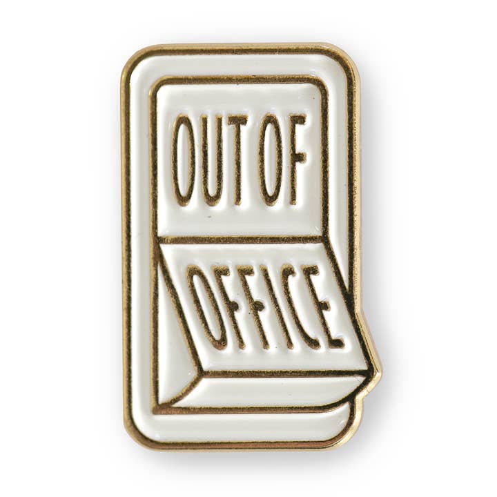 Out of Office Enamel Pin for wholesale by Final Final