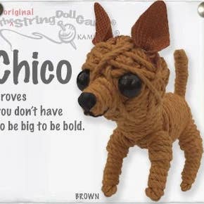 Chico the Chihuahua String Doll Keychain and other Purchase Wholesale amigo. Free Returns & Net 60 Terms on Faire trending on Faire.