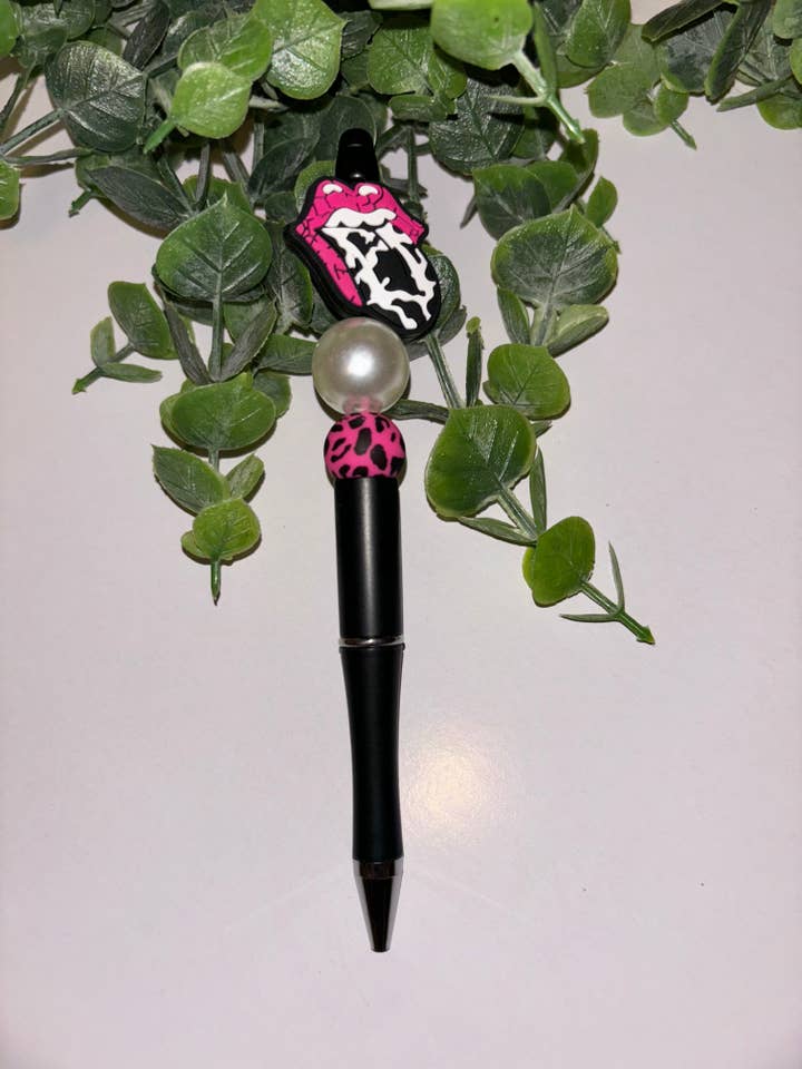 Pink Cow Tongue Pen for wholesale by Rae’s Shop