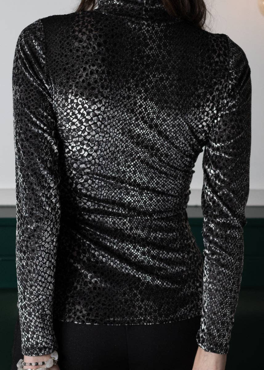 Rachel Walters Collection - Wholesale Knit Top - Women's - Silja Top Snake4