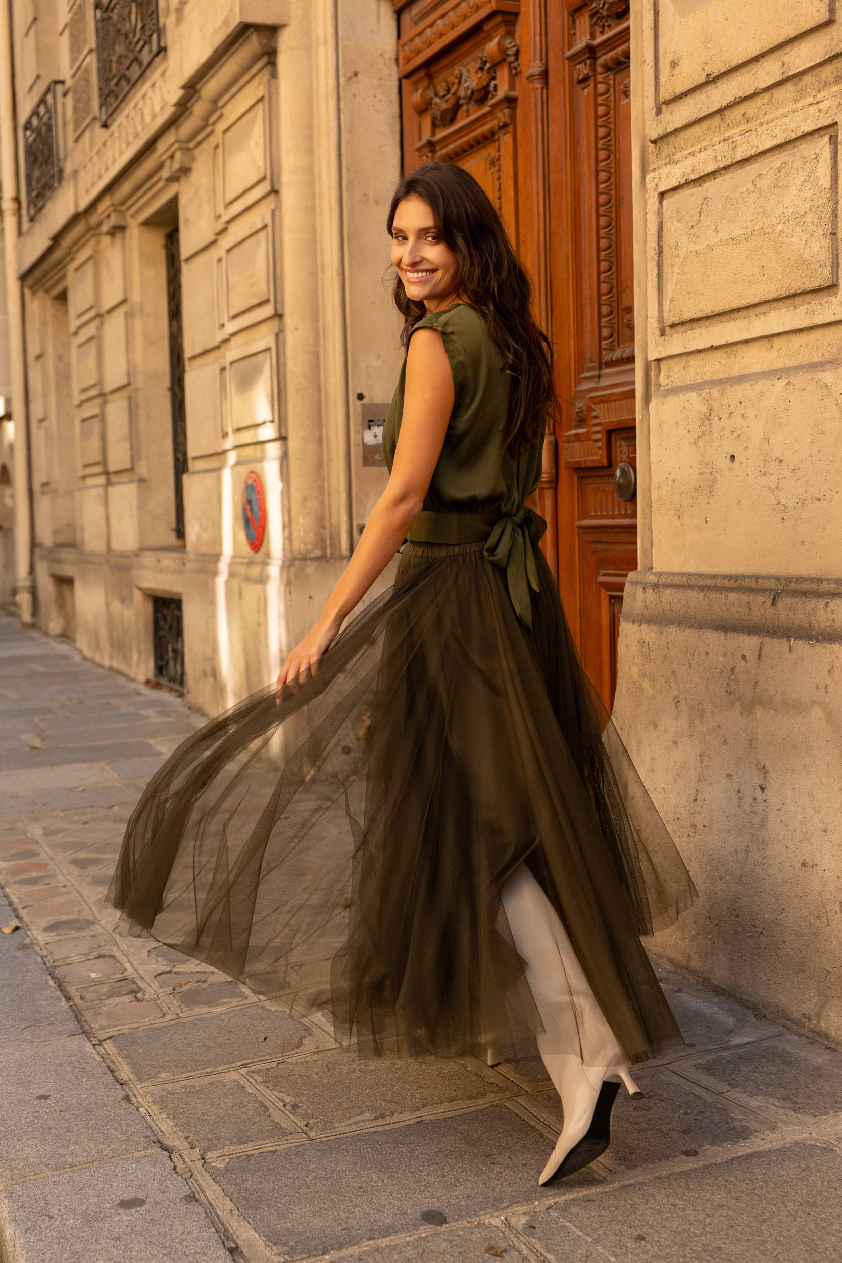 CHOKLATE PARIS - Venta al por mayor Falda - Mujer - Falda larga de tul Aria - CK0807736