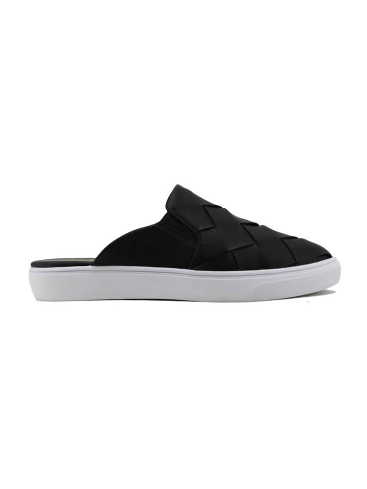 Black REENA-10 Sneaker Inspired Mule for wholesale on Faire0