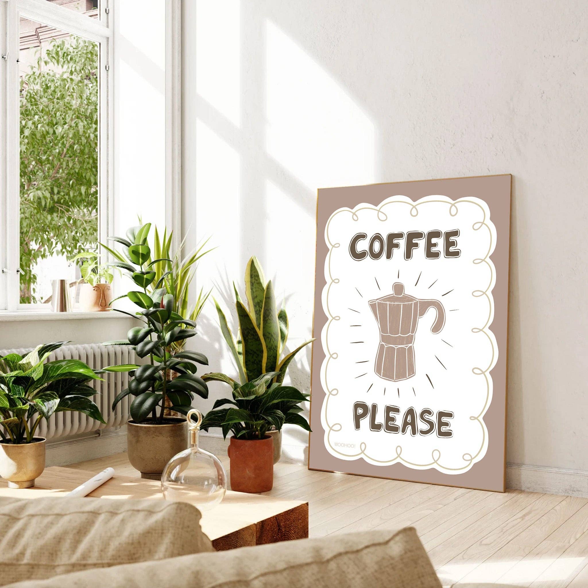 Woo Hoo Prints – wholesale Art print – COFFEE PLEASE PRINT10