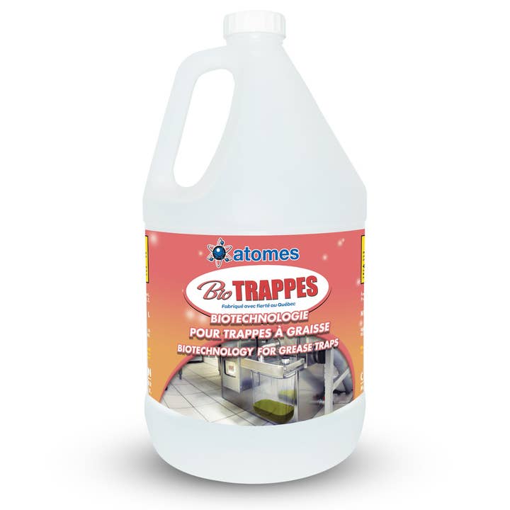 BIO TRAPPES - Biological Enzymes for Drain Cleaner and Odor Control in Septic Tanks, Grease Traps, RVs, Drains, Eco-Friendly for wholesale by atomsbio