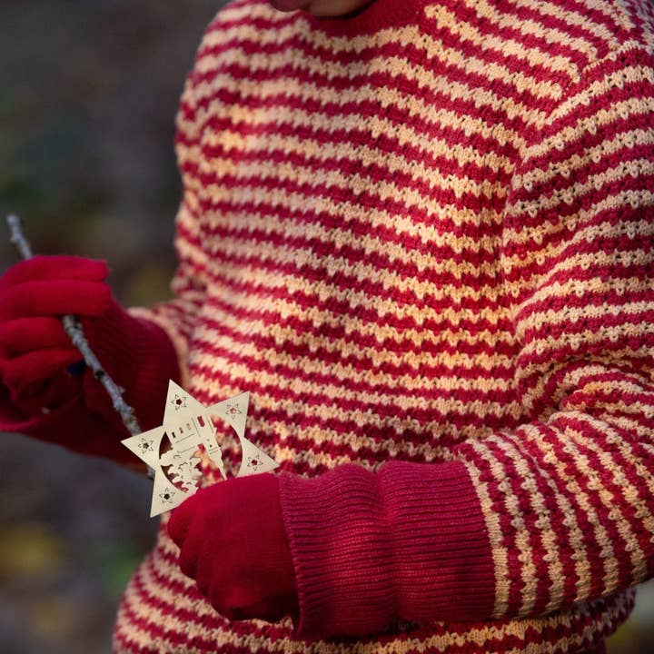 Juniper gestreifter weicher Strickpullover für den Großhandel von Little Green Radicals EU