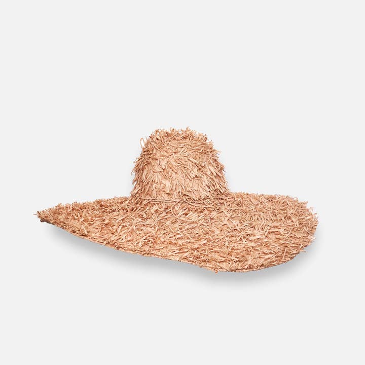 SANS-ARCIDET PARIS - Wholesale Straw Hat - Women's - SUMMERTIME SS24 - Wide-brimmed raffia hat13