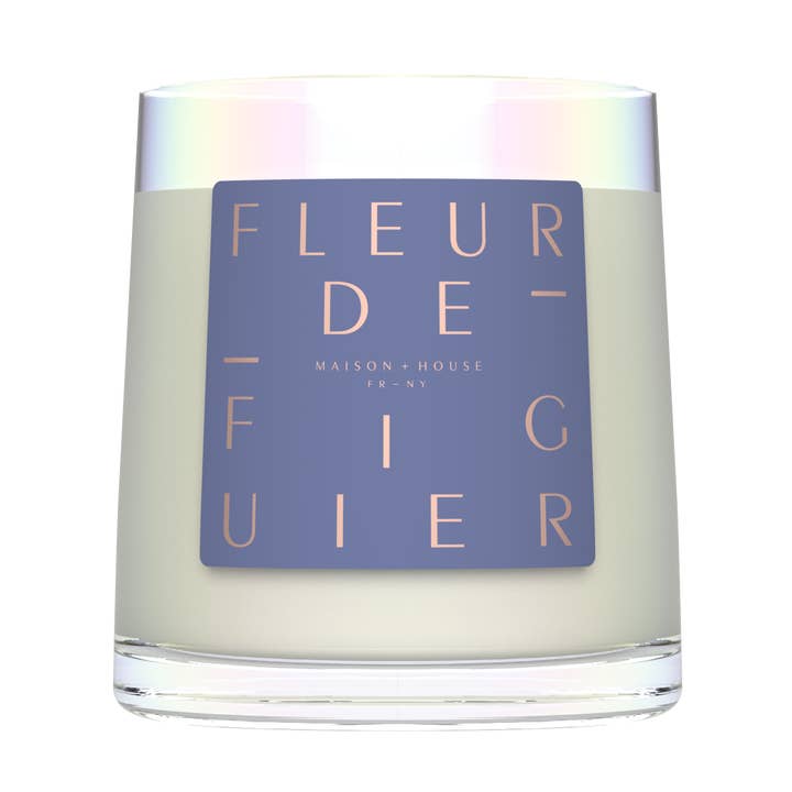 Vela de fragrância francesa Fig Blossom por atacado de Maison + House