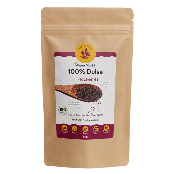 Algen Markt - Wholesale Protein/Superfood Powder - Organic seaweed dulse flakes from Brittany