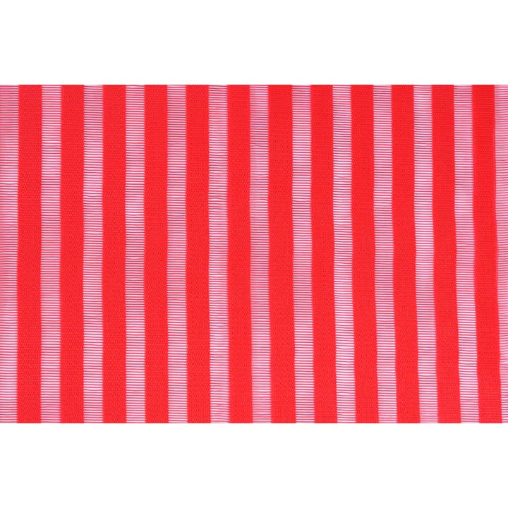 Woven Vinyl Placemat - 12"x18" - Stripes - Red for wholesale by Texstyles Deco Inc.