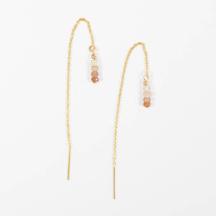 Mira Kauai - Wholesale Hangende/ronde oorbellen - Kettingrijger met oorbellen met meerdere stenen0