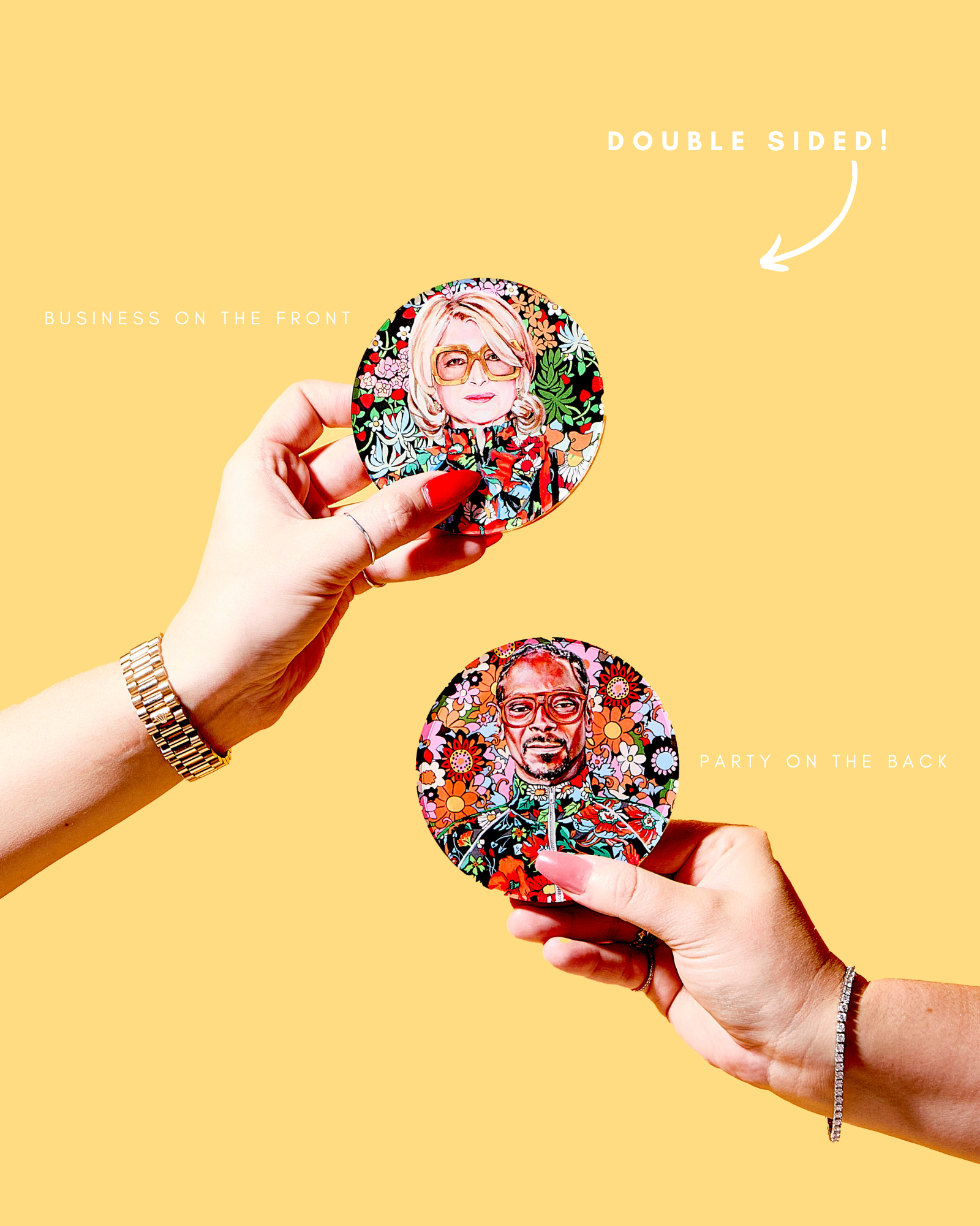 Tart By Taylor - Wholesale Coasters - Best Buds Acrylic Drink Coaster2