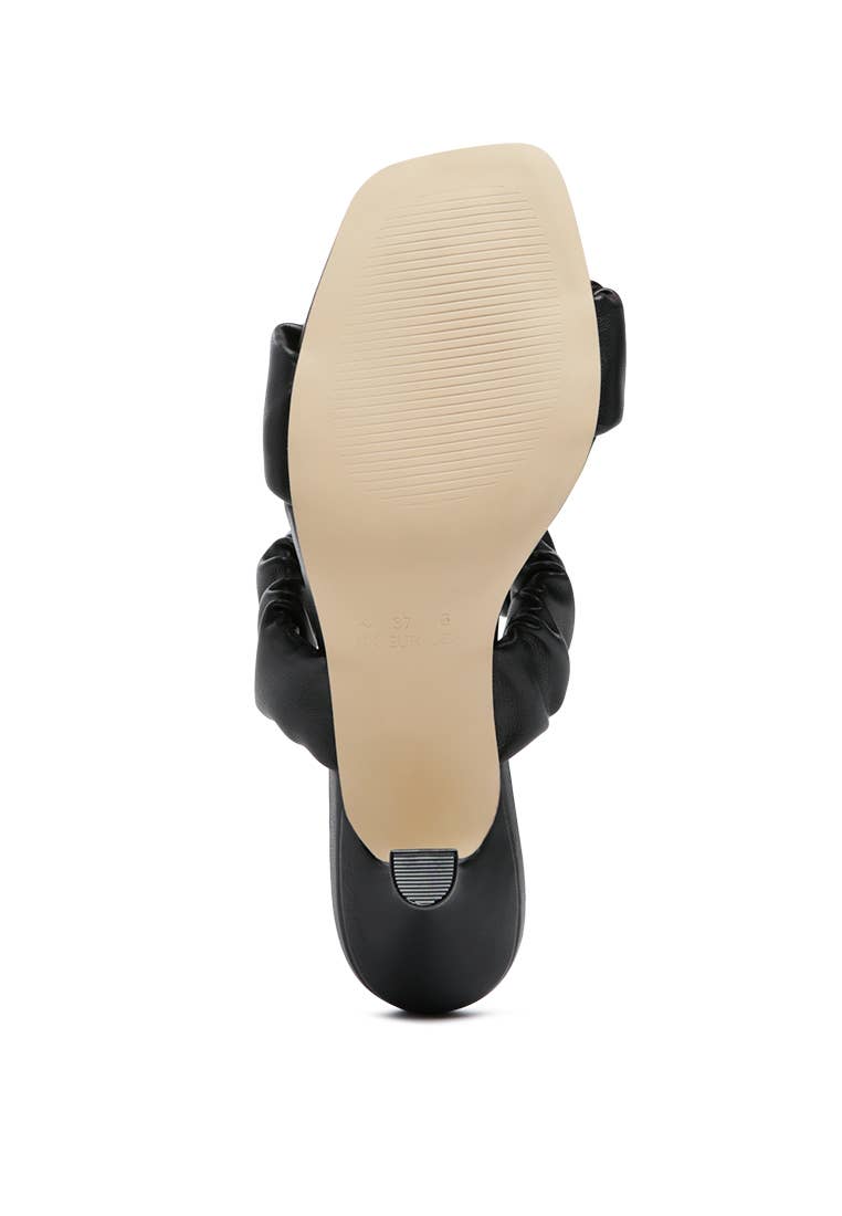 Rag Company - Wholesale Sandals - Women's - LADY LYNN GATHER AROUND SLIP-ON HEELED SANDAL3