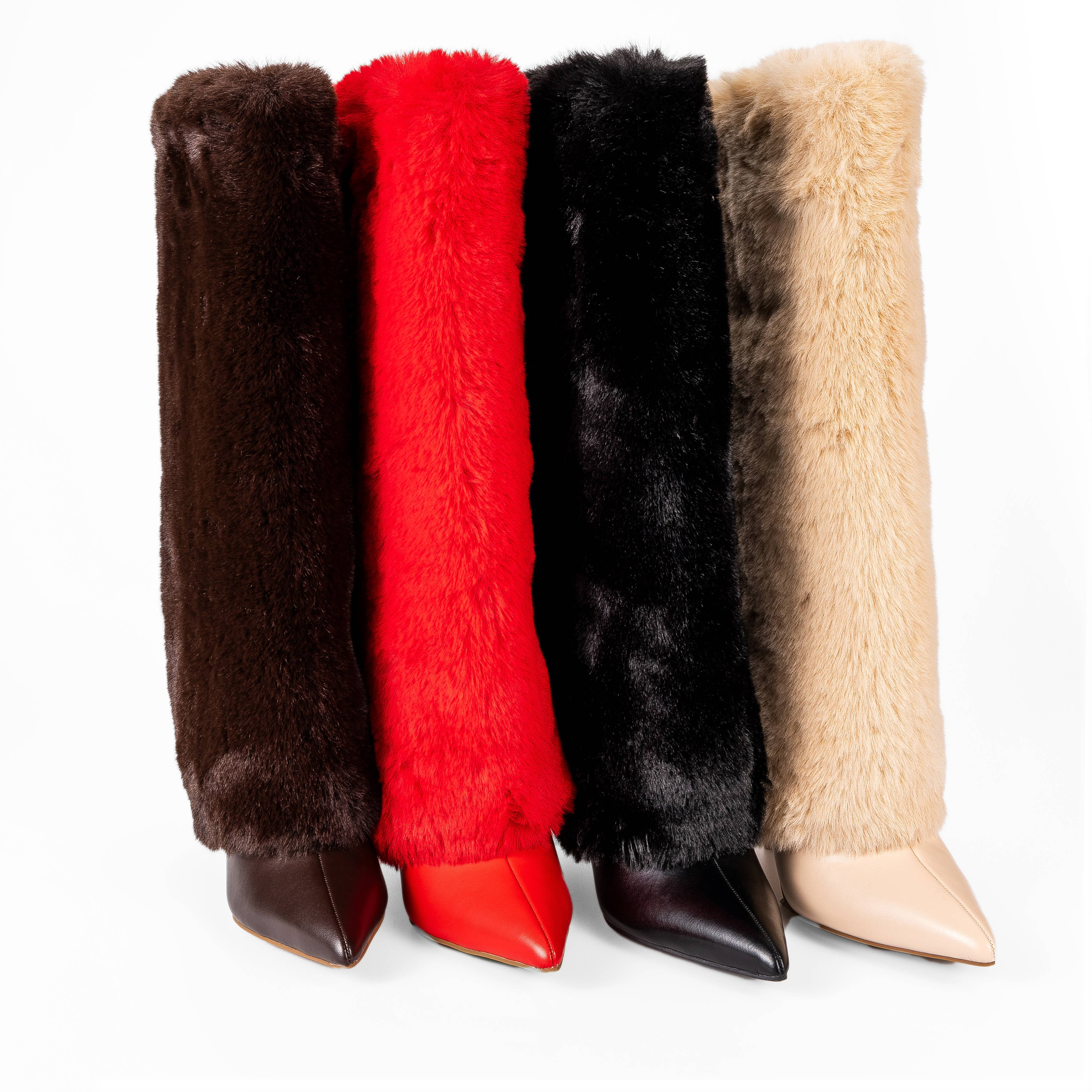 Red Women's Mariah Faux Fur Women's Boot for wholesale on Faire3