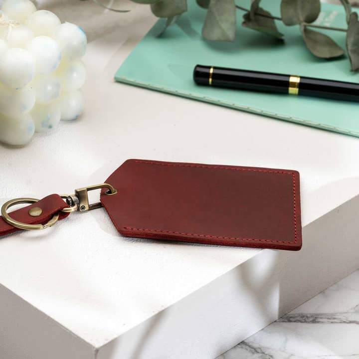 American Leather Goods - Wholesale Luggage Tag - Luggage tags , Genuine Leather luggage tags