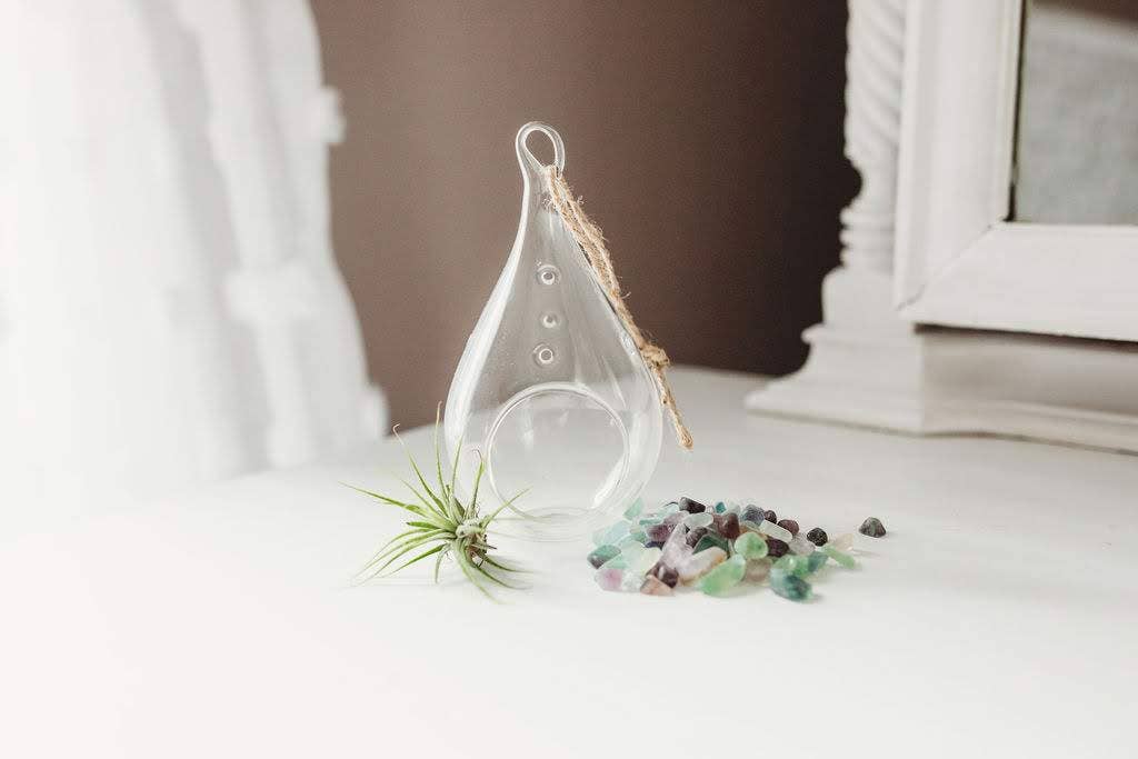 The Simply Crafty Shop - Wholesale Terrarium - Pear Shape Terrarium Kit- Semi-Precious Stone29