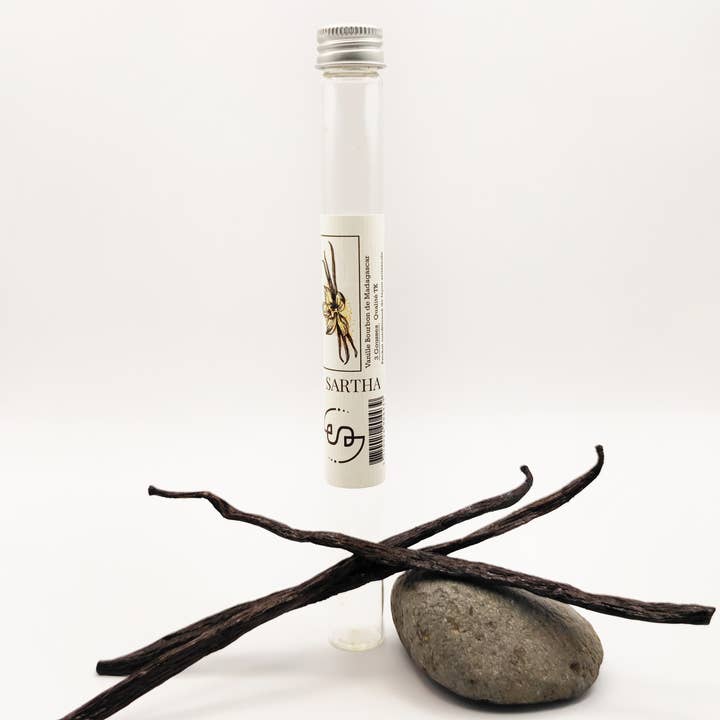 Bourbon vanilje fra Madagaskar TK kvalitet tre bælg for engroshandel hos Sartha