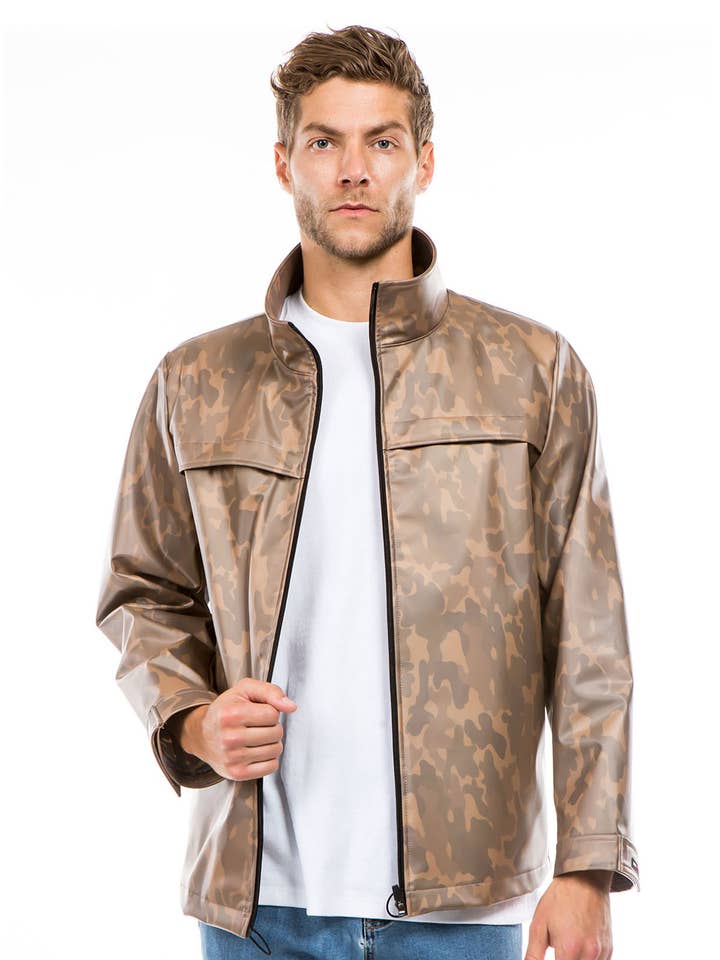 Premium Antiviral Rain Jacket with High Performance for Men for wholesale by New Designers Space