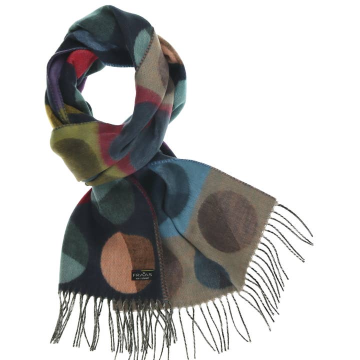 FRAAS - The Scarf Company - Wholesale Scarf - Women's - Divided Dots Oversized Cashmink® Scarf25