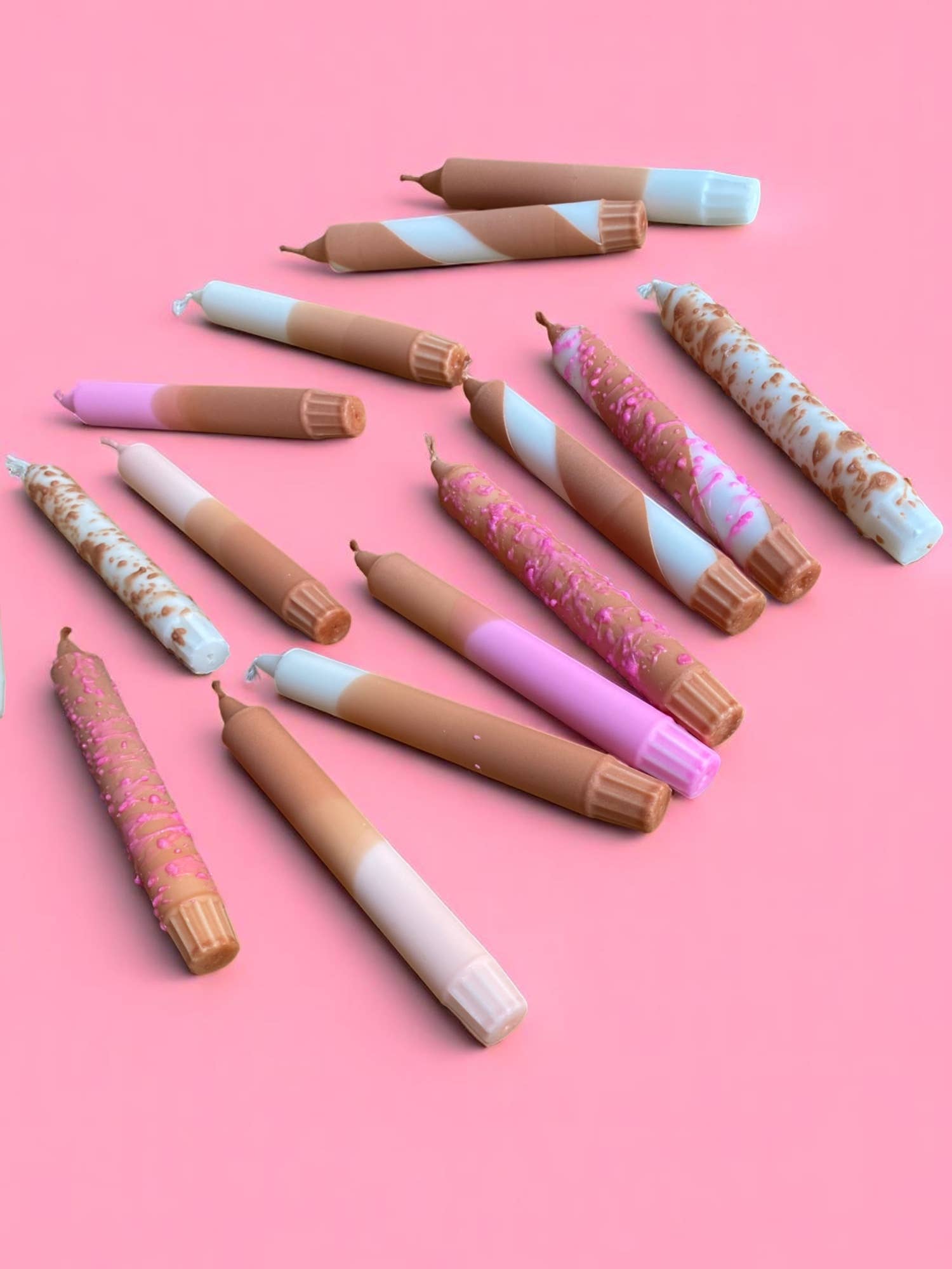 Kupkup HB. - Fi Design Studio Co. - Wholesale Pillar Candle - Joyful Glow | Chocolate Cake Tapper Candle | 2.3x20 cm 19