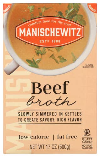 KeHE Distributors, LLC - Wholesale Broth - Manischewitz Beef Broth, 17 fl oz0