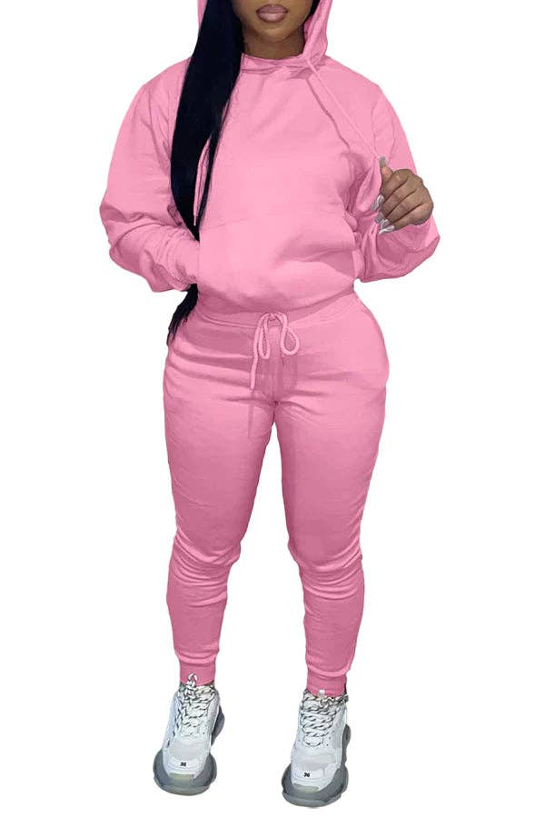 MB Fashion Wholesale - Wholesale Lounge Set - Women's - MB FASHION Cozy Hoodie and Jogger Pants 2PCS SET 175R15