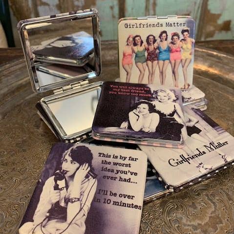 My Favorite Things - Wholesale Compact Mirror - FILL-CMIR assorted compact mirrors 26 total0