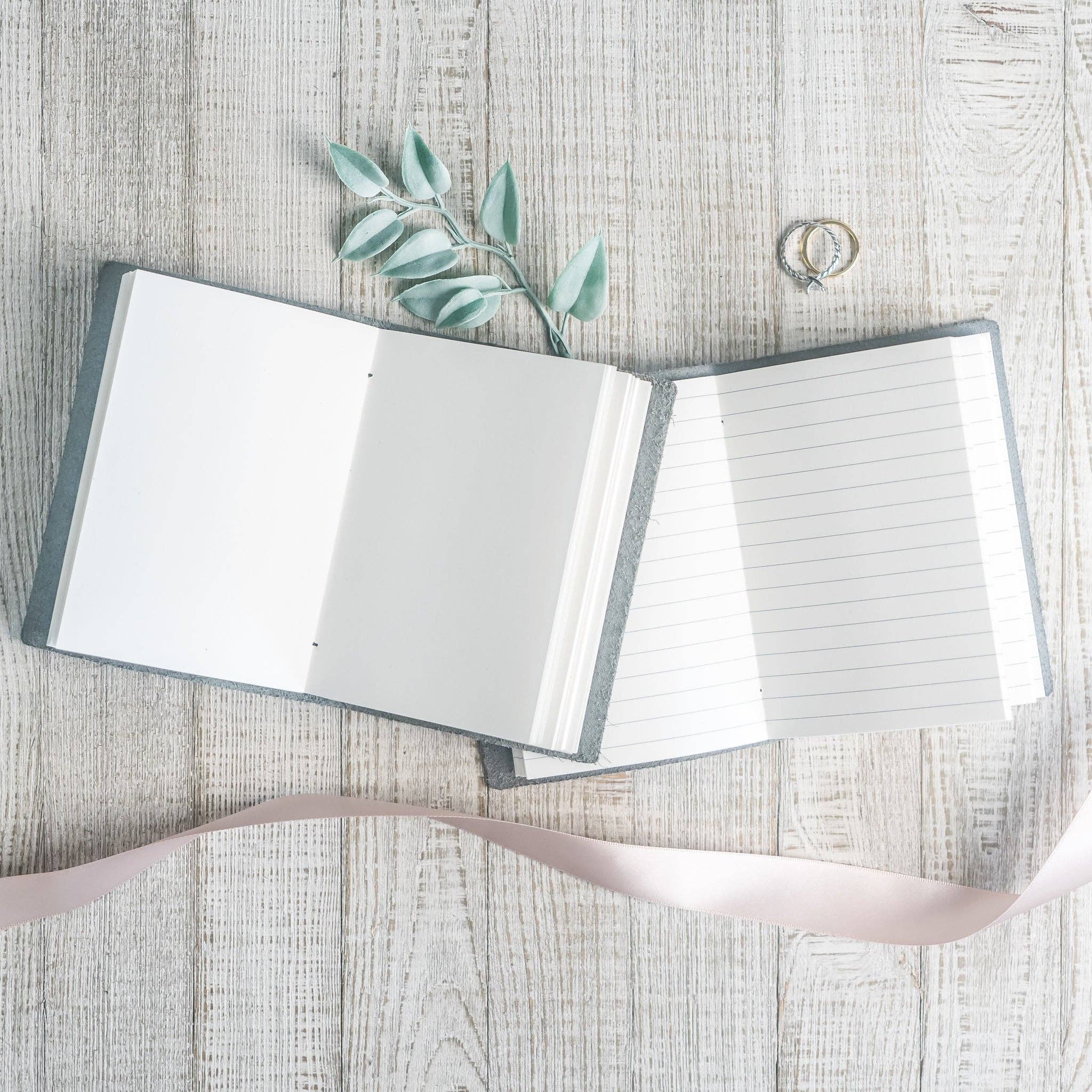 Ox & Pine - Wholesale Notebook - Our Vows Personalized Leather Wedding Vow Books with Name and/or Date1