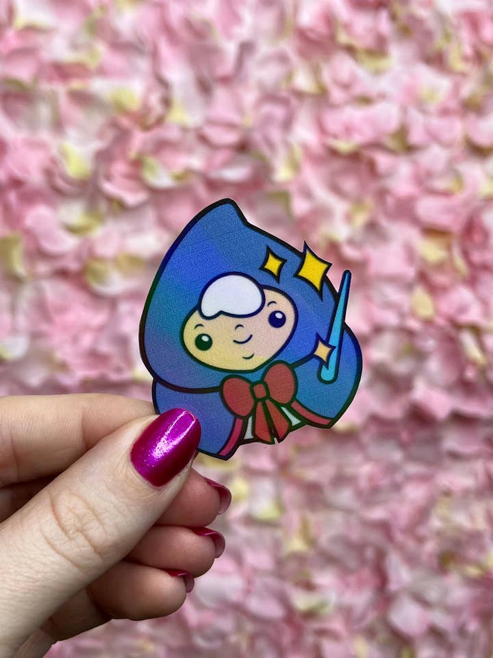 Adesivos Holográficos Kawaii Squish de Desenho Animado Artesanal por atacado de 13resinswhy