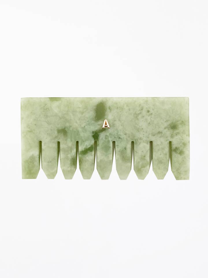 Phoebe Jade Scalp Massager Comb for wholesale by AETHERA