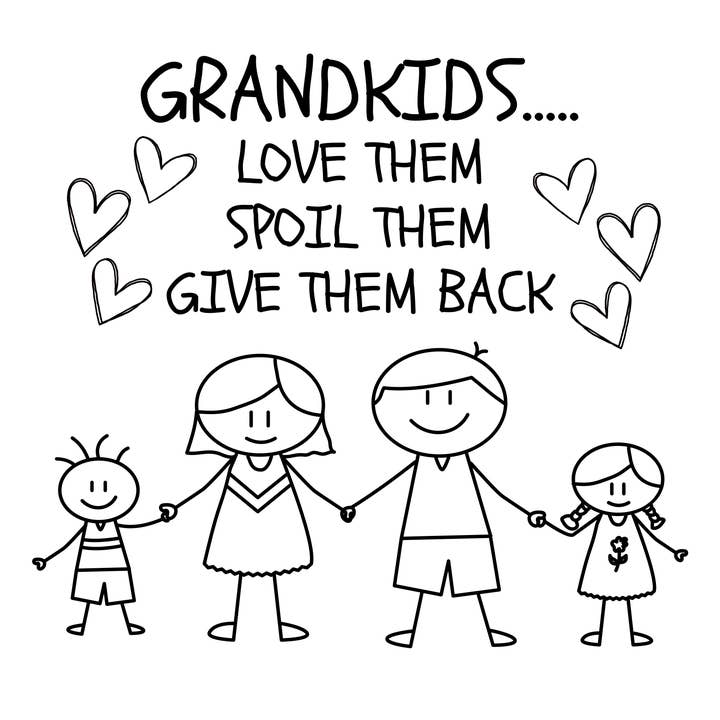 Nietos... Adhesivo Love Them and Spoil Them para venta al por mayor de Wear Us Out