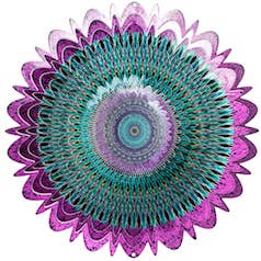 TWS Trading Limited - Vendita all'ingrosso Girandola - Girandola a vento galattica Mandala da 30 cm