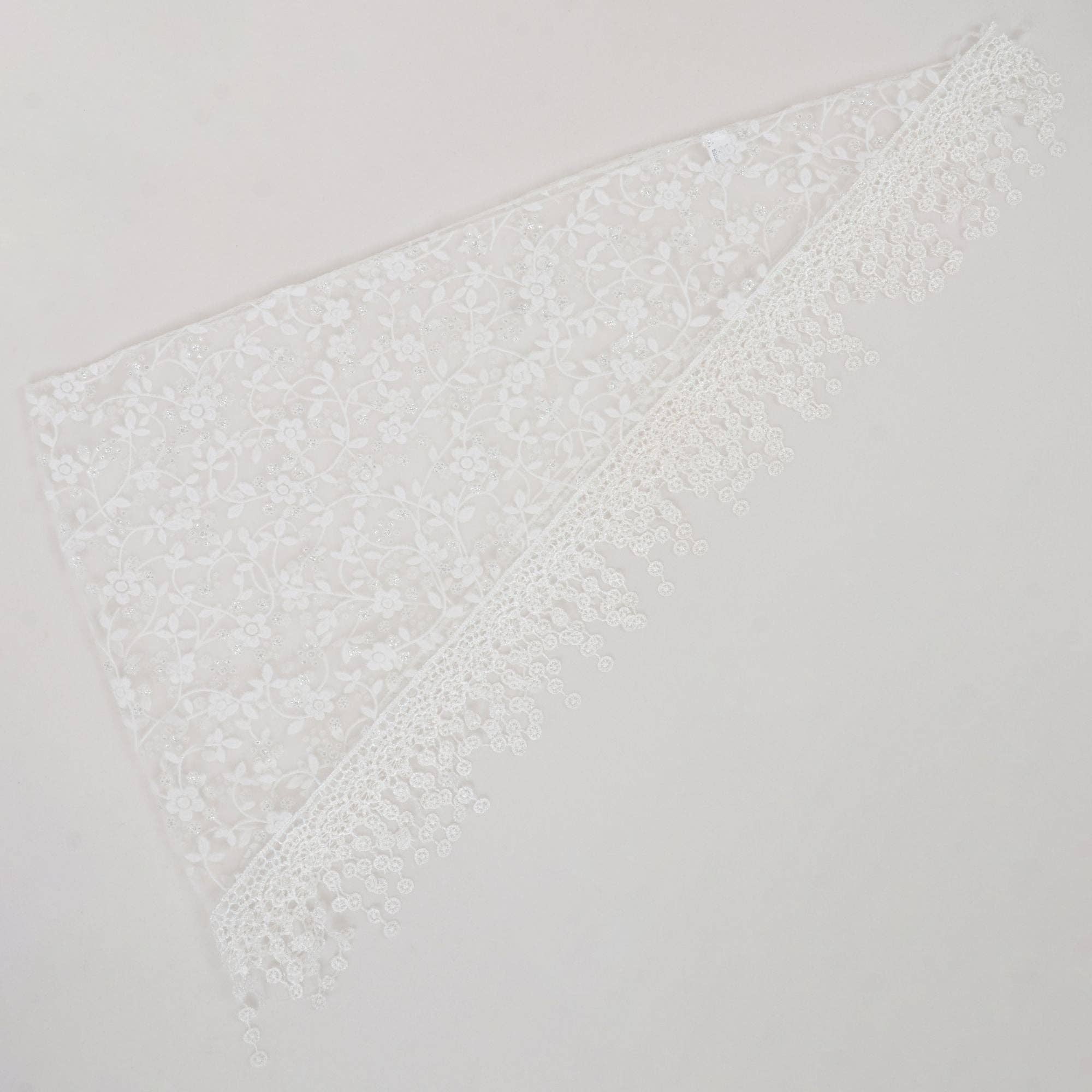 AK Brand - Venta al por mayor Bufanda - Mujer - Bufanda triangular ligera de encaje floral para la cabeza13