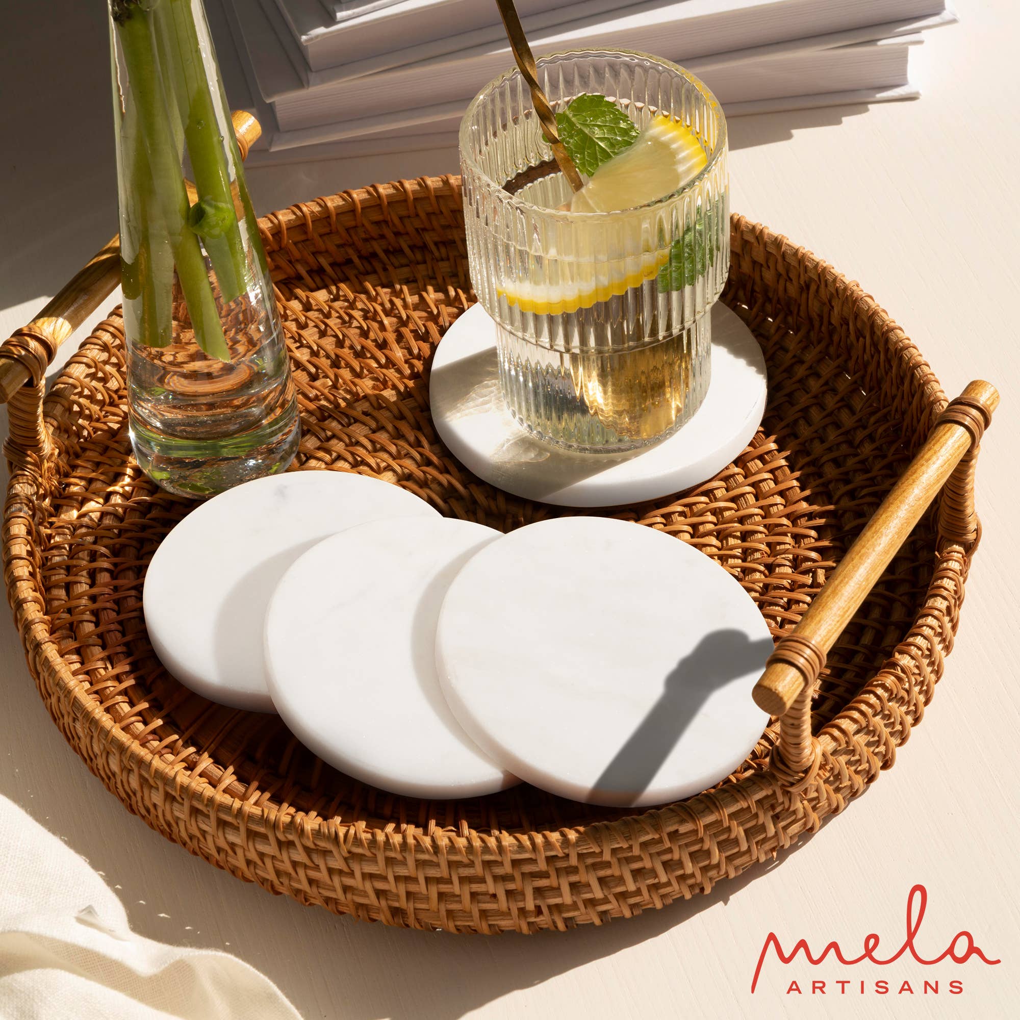 Mela Artisans - Wholesale Coasters - Mela Artisans Marble Coasters0