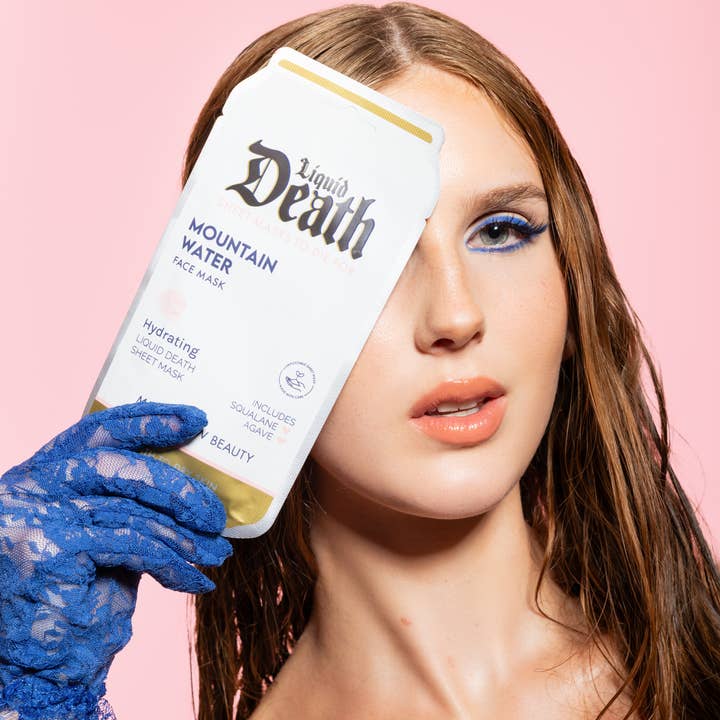 ESW Beauty - Wholesale Skincare Face Mask - Mountain Water Liquid Death Hydrating Face Mask2