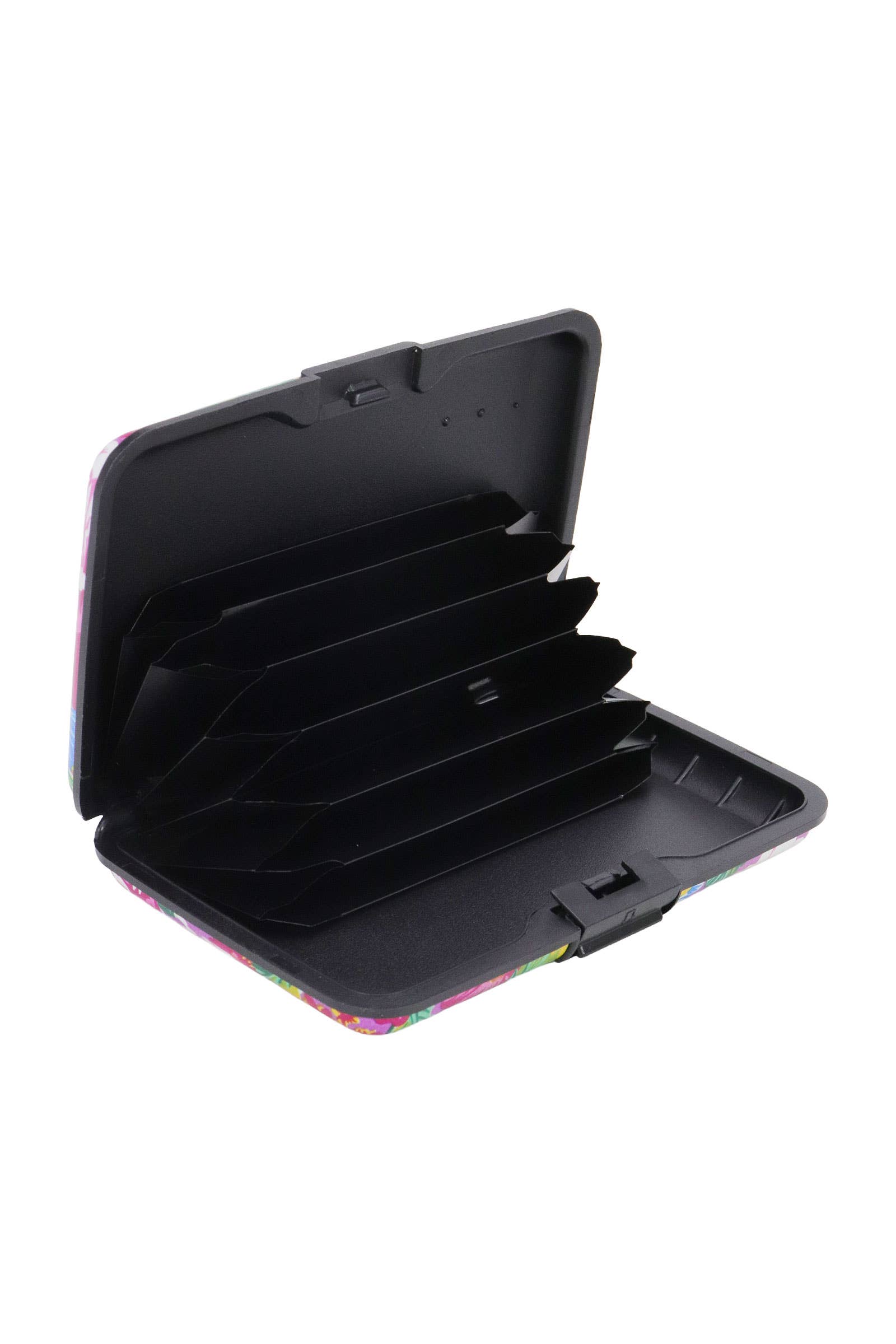 ASSORTED Itty Bitty Floral Glossy Card Holder Caddy Case for wholesale on Faire5