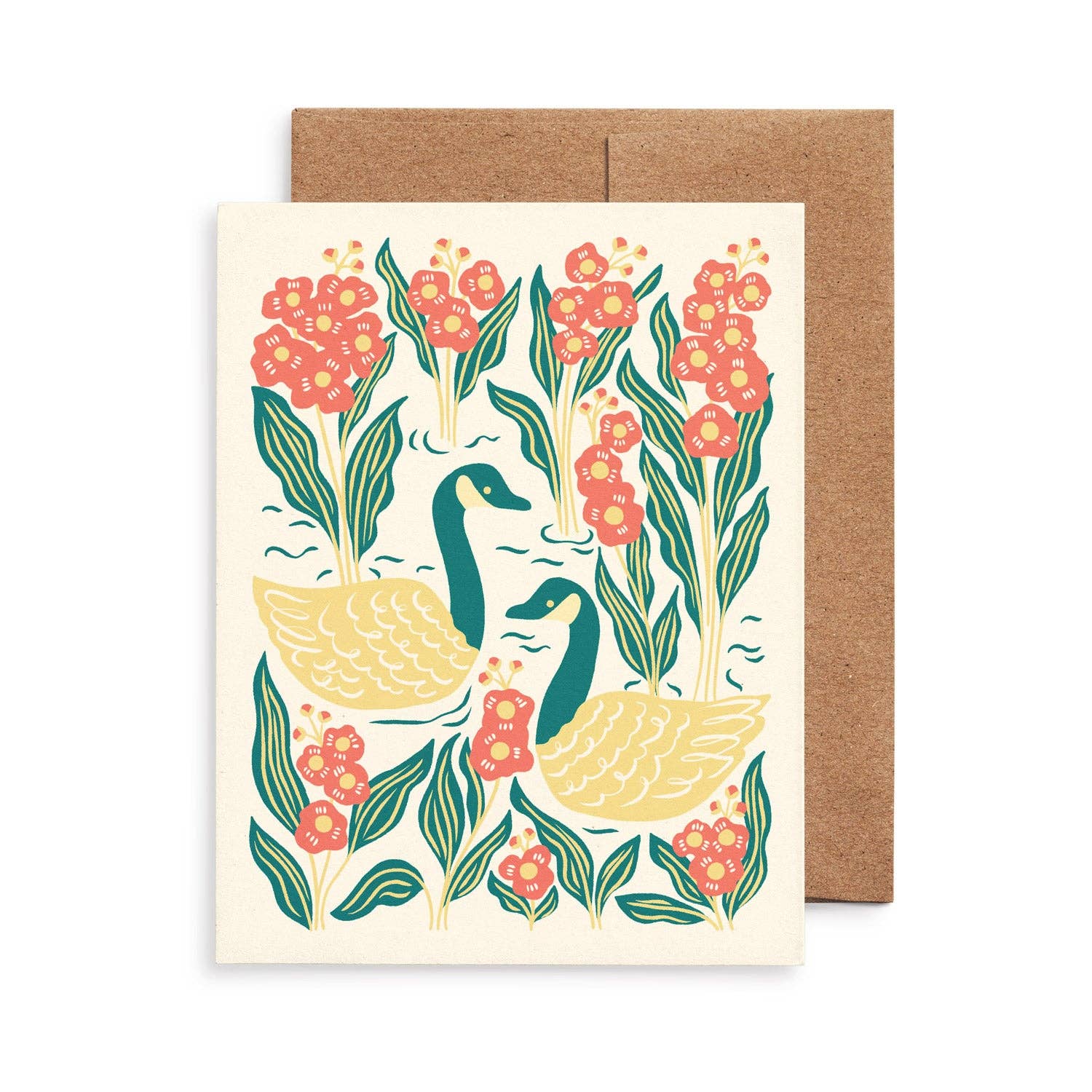 Nuthatch Studio - Wholesale Christmas Card - Geese Holiday Greeting Card: Original Christmas Art