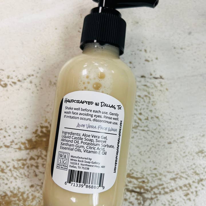 White Rock Soap Gallery - Wholesale Facial Cleanser - Aloe Vera Face Wash